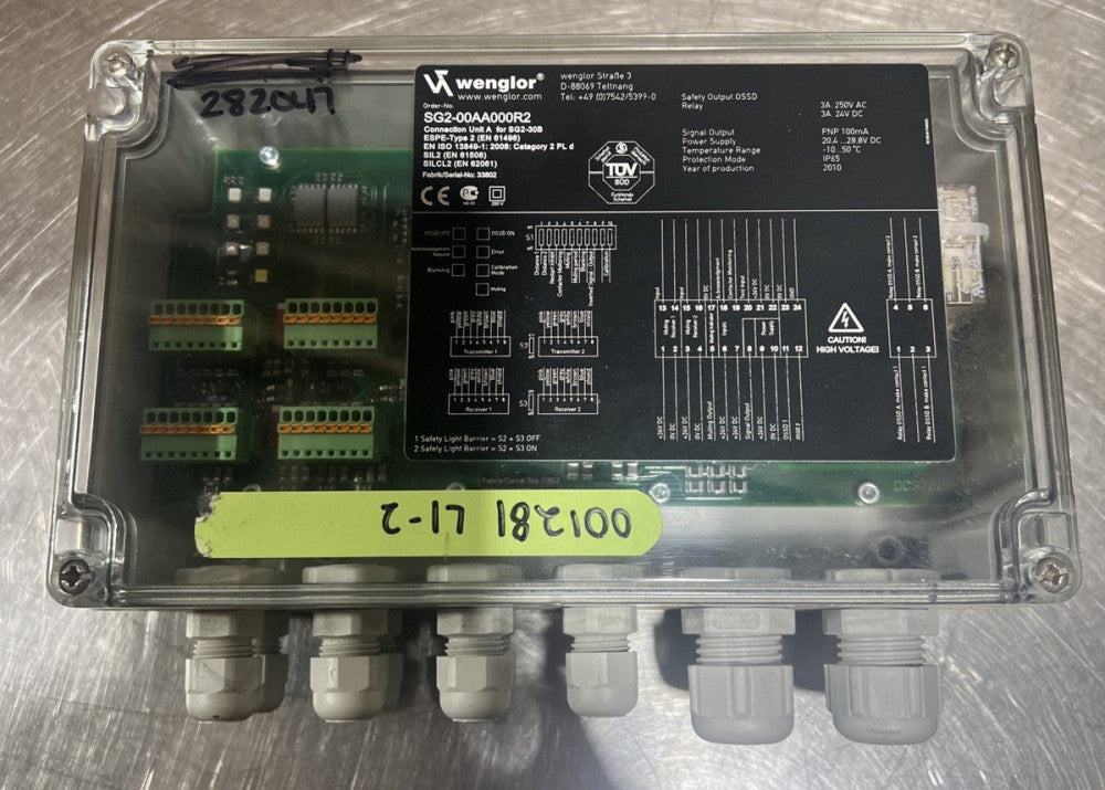 Wenglor SG2-00AA000R2 Connection Unit for Sensors Nos Surplus No Original Box