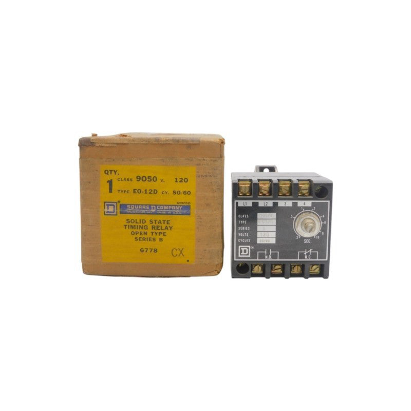 SQUARE D 9050E0-12D SER. B 120V .2-10S NSMP