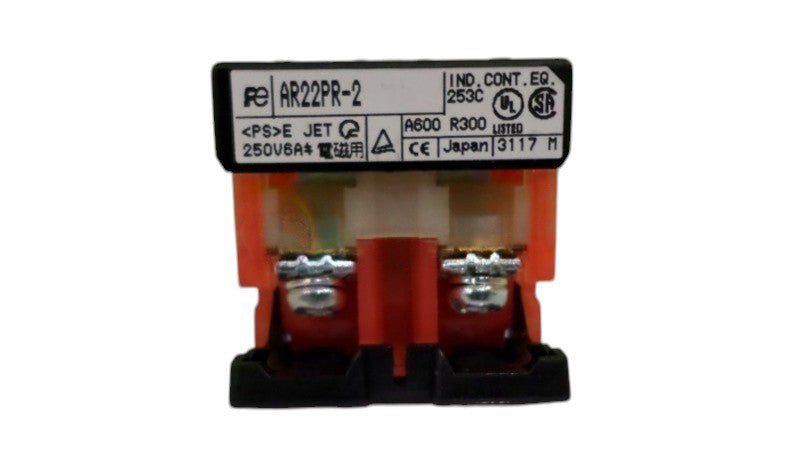 FUJI ELECTRIC AR22PR-2 PUSHBUTTON BODY (AS PICTURED) NSNP