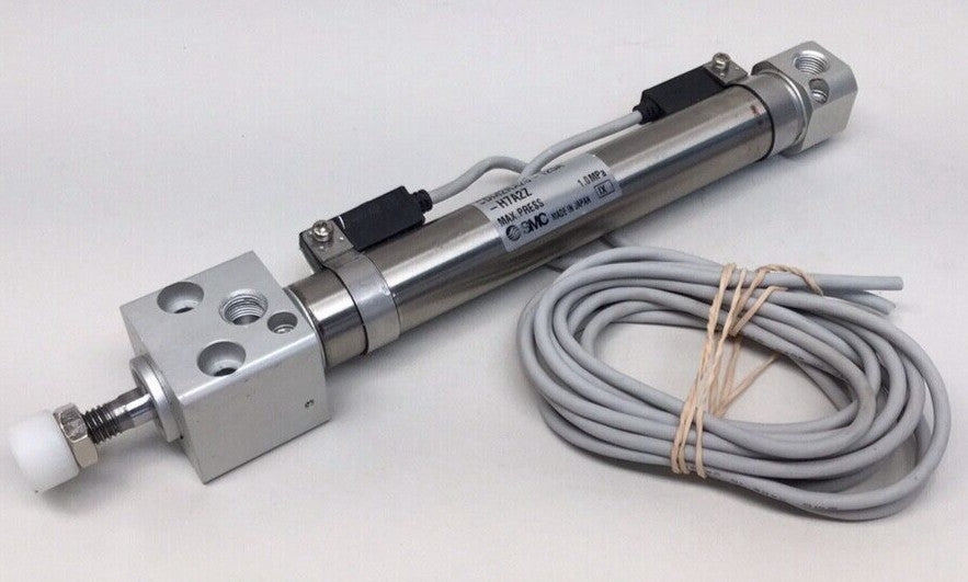 SMC CDM2RA20-125A-H7A2Z Used Pneumatic Cylinder 125mm Stroke 2 DH7A2 Sensors