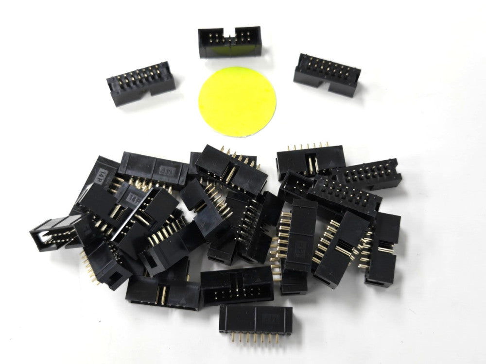 ELECTRICAL CONNECTOR FOR CIRCUIT BOARDS 14 PINS **LOT OF 29**