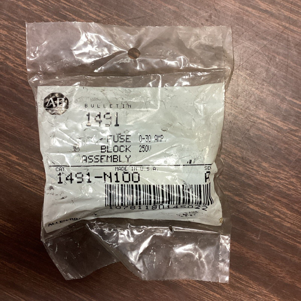 Allen Bradley  1491-N100 Ser A Fuse Block Assembly