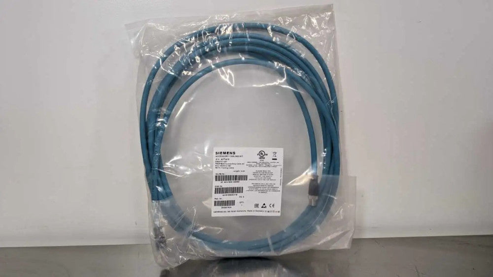 Siemens 6XV1830-3DH50 Profibus Connecting Cable AC M12-180/M12-180 5m