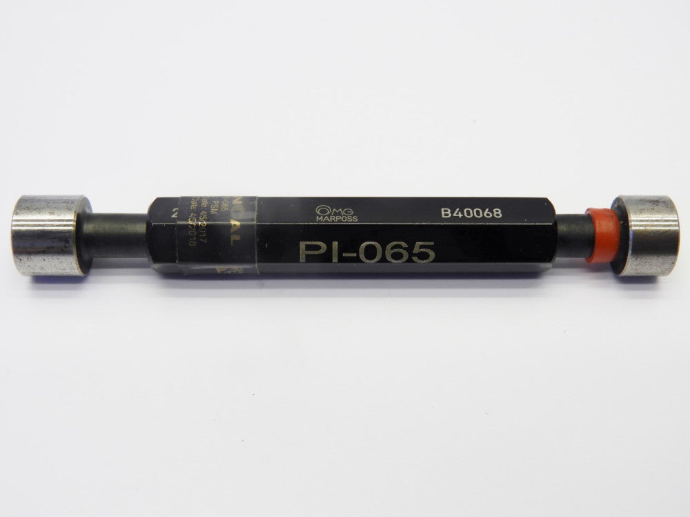 MG Marposs 13mm GO NO-GO Plug  Gauge PI-065 P-0.050 NP+0.050 20 Degree C B40068