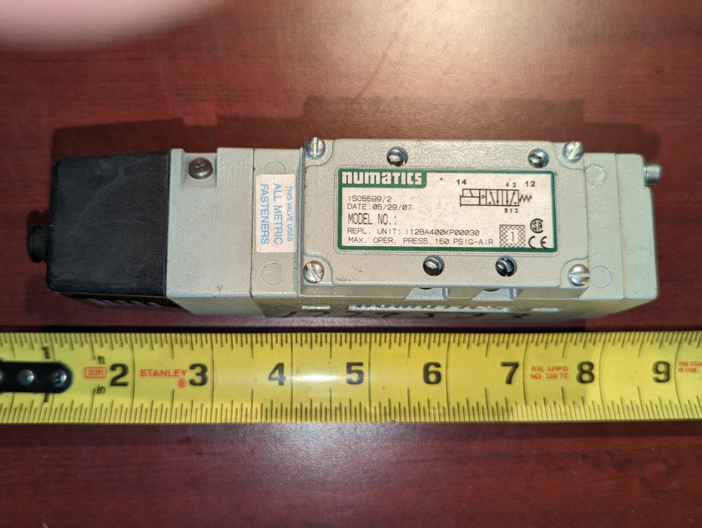 ASCO Numatics I12BA400KP00030 Valve