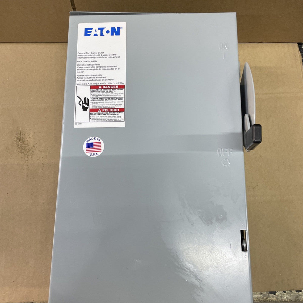 NEW OLD STOCK EATON CORPORATION DG222NRB / DG222NRB NF 60A 240V 1PH
