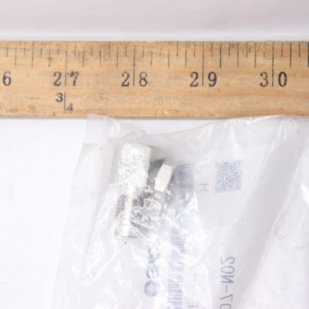 SMC Bulkhead Female Connector Push to Connect Fitting SUS316 1/4" KQG2E07-N02