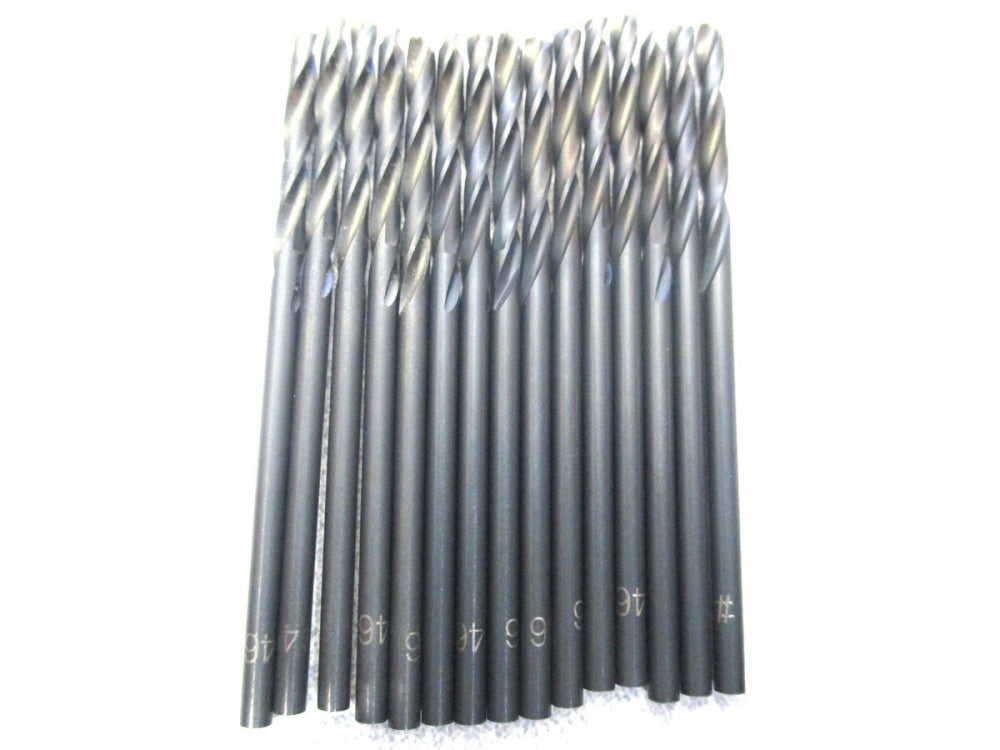 Nachi (1050712) #46 .0810" 2-Flute HSS Screw Machine Aircraft Drill - 15 PC