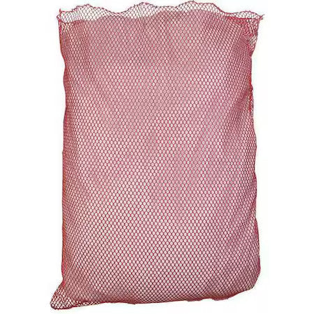 Zoro Select Gt245157 Open Top, Polyester, Laundry Bag, Red