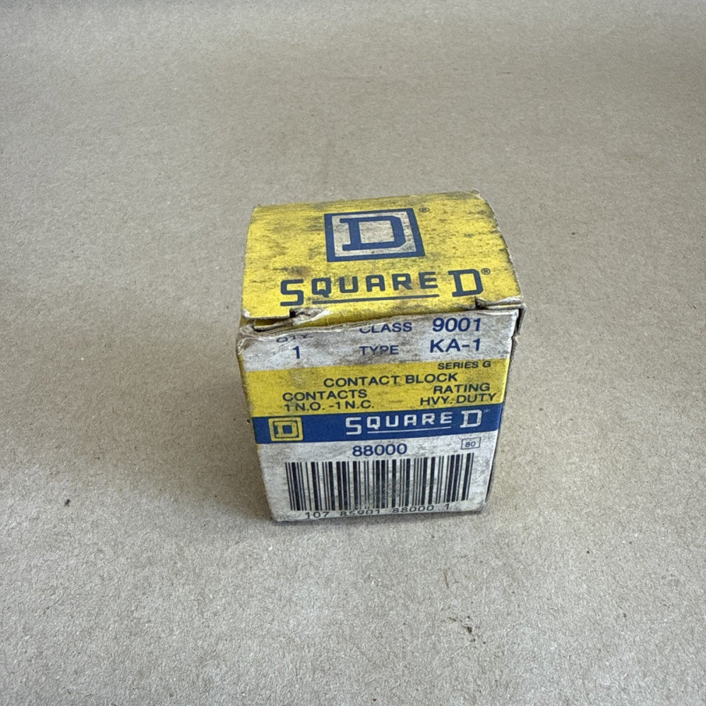 Square D 88000 Contact Block Type KA1 Class 9001 1 N.O. 1 N.C. 9001ka1 Ka-1