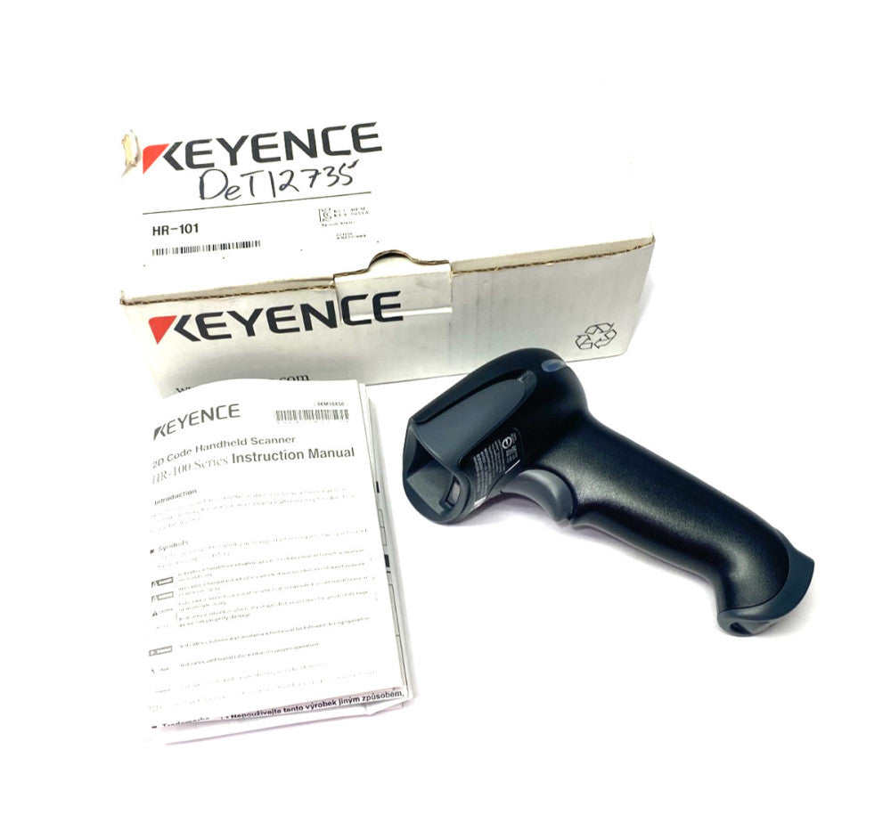 Keyence HR-101 Handheld Code Scanner/Reader, 0-114mm Reading
