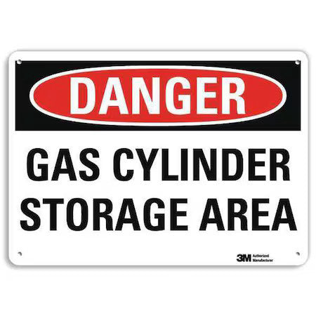 Lyle U3-1528-Na_10X7 Danger Sign,10" W,7" H,0.040" Thickness, U3-1528-Na_10X7