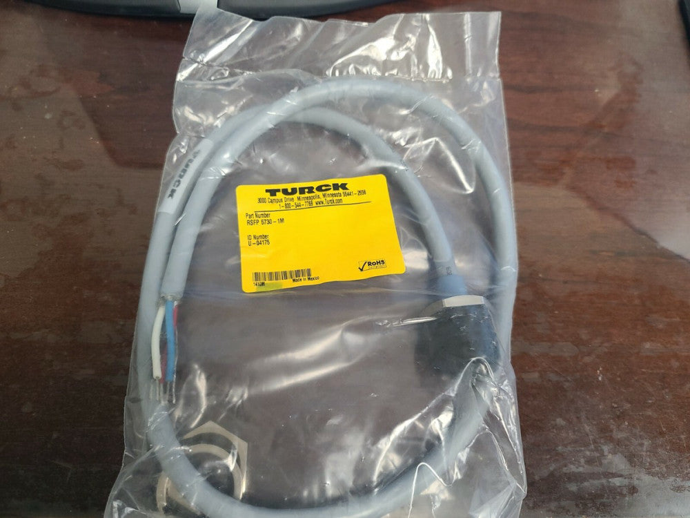Turck Rsfp 5730-1M Cordset 5 Pole Male Straight Single Ended 1M Rsfp 5730 [B8BC]