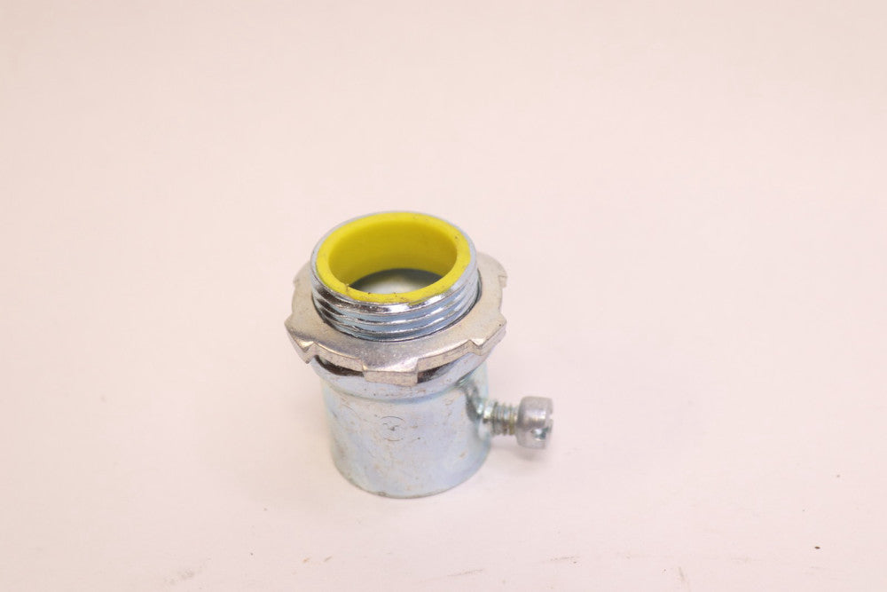  Galvanized Liquid Tight Conduit Coupler Yellow 3/4-In