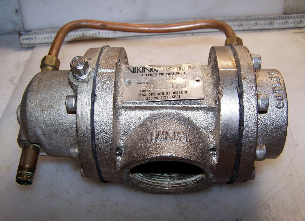 VIKING 2" NPT AIR FOAM PROPORTIONER MAX PRESSURE 200 PSI  6W-200-JN