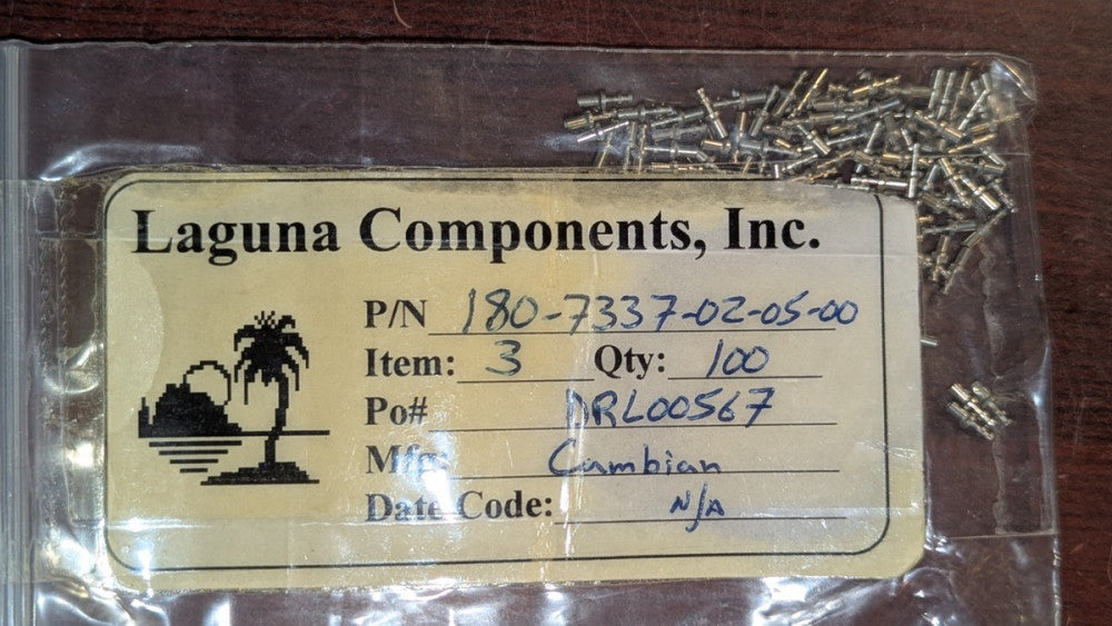 New Pack of (100) Cambion 180-7337-02-05-00 Solder Terminal Turreted
