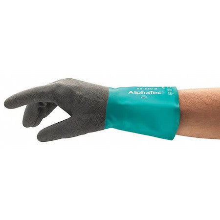 Ansell 58-530B Alphatec(R) 58-530B Chemical Resistant Gloves, Nitrile, 11 In L,