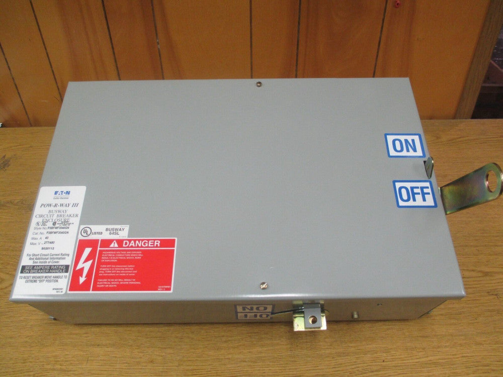 Eaton P3BFWF3040GN POW-R-WAY 3 Circuit Breaker Enclosure 