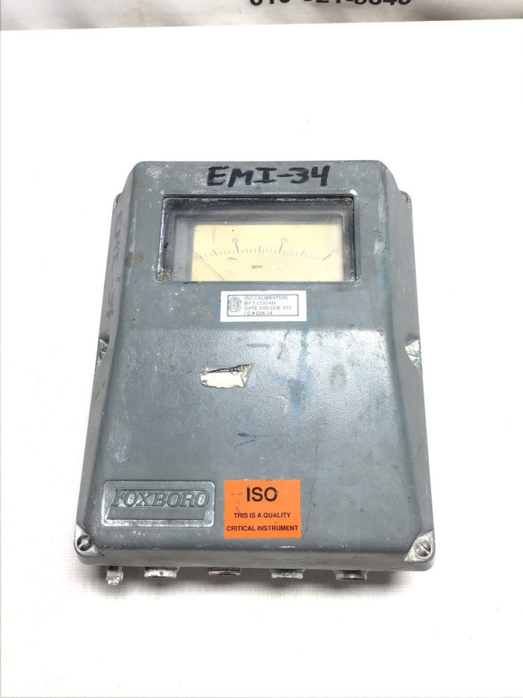 Foxboro E9/6P-IA-0 - CS-E/FN-A Magnetic Flow Transmitter 120VAC 15VA Max 60Hz