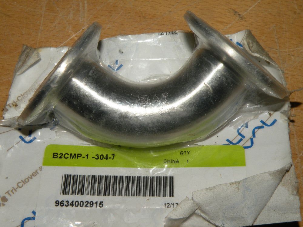 Alfa Laval Tri Clover B2CMP-1-304-7 Tri Clamp 90 Degree Elbow 1" 9634002915
