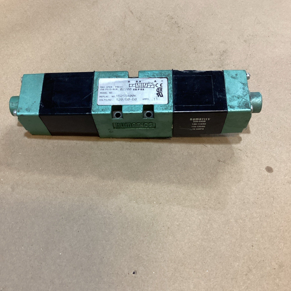 NUMATICS 152SS400K 120V 150PSIG UNMP STOCK K-3413