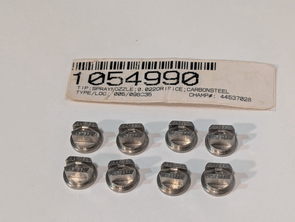 Pack of 8 - TeeJet TP730077-SS Stainless Steel Flat Fan Spray Tip 73°, 730077