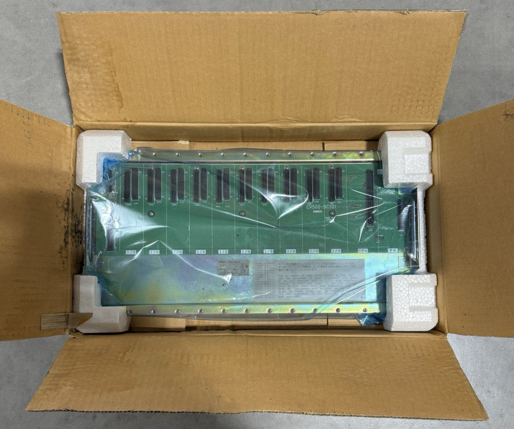 *US SELLER* OMRON CV500-BC101 Logic Controller 10 Slots *NEW IN BOX*