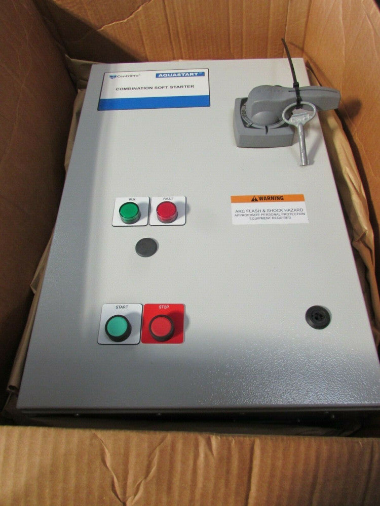 NEW! XYLEM CENTRIPRO AQUASTART AST20075 , 10 hp, 30a, W/ WEG SSW07 SOFT STARTER