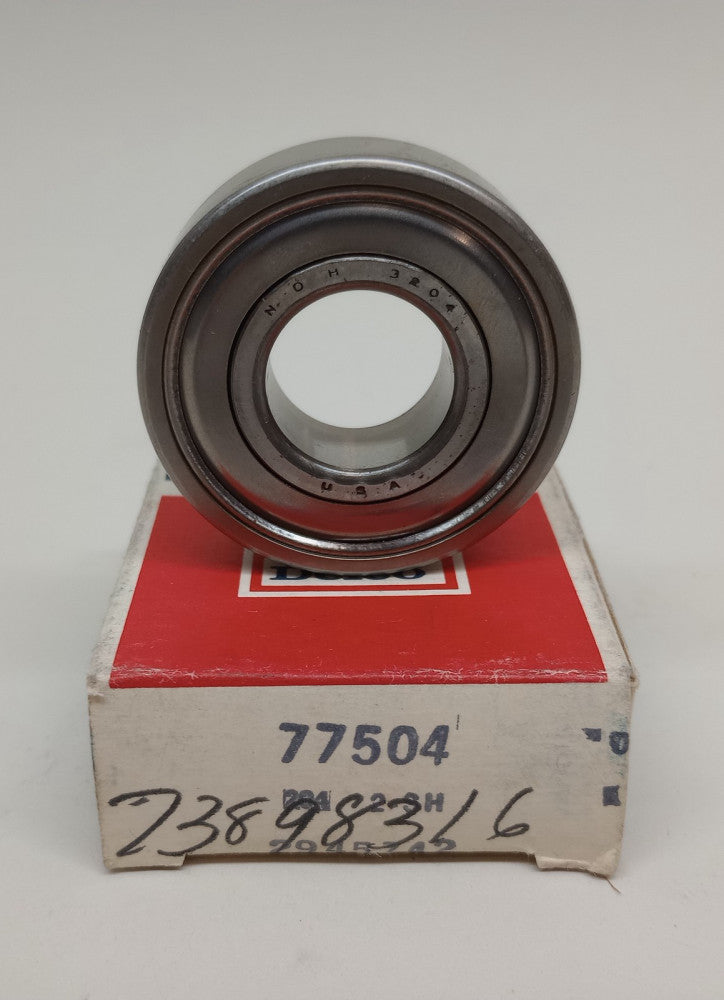 NDH 77504 New Departure Double Shielded Ball Bearing 3204 20 ID x 47 OD x 14 W