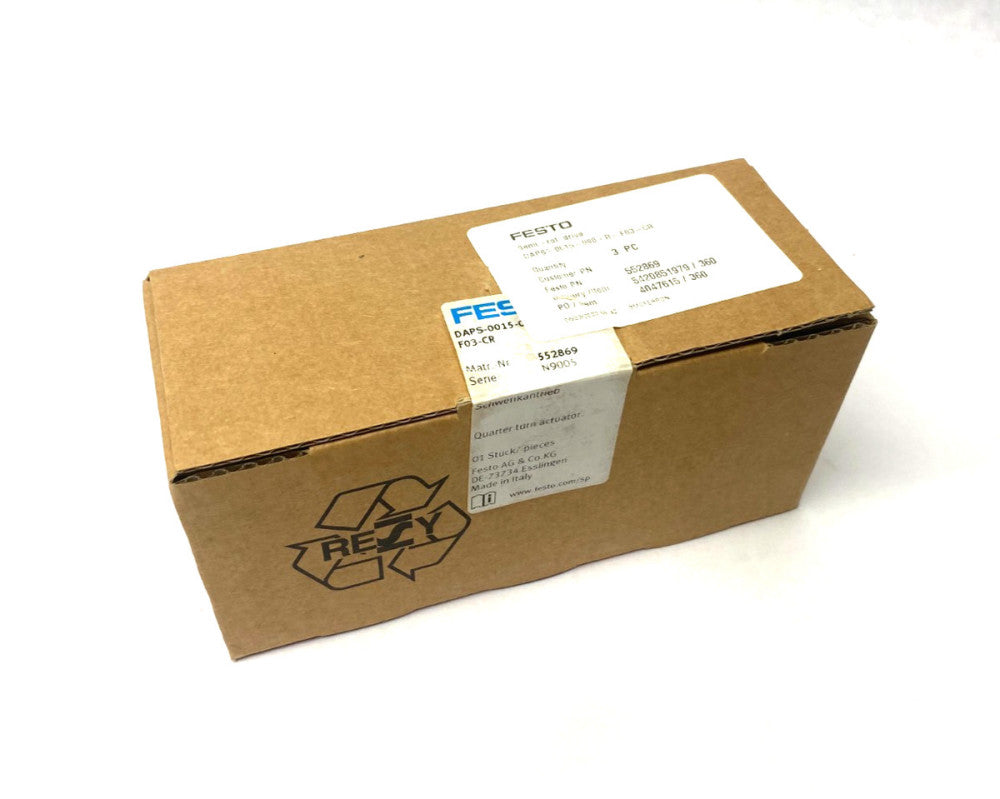 Festo DAPS-0015-090-R-F03-CR Quarter Turn Actuator, 552869