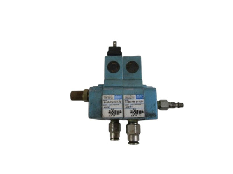 MAC VALVE (2) 914B-PM-611JD W/ PME-611JD UNMP