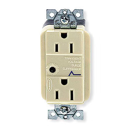 Hubbell Wiring Device-Kellems Hbl5260isa Straight Blade Receptacle, 5-15R, 15