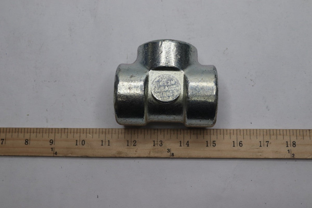 Pipe Tee Stainless Steel 1-1/8" x 1-1/8" x 1-1/8"
