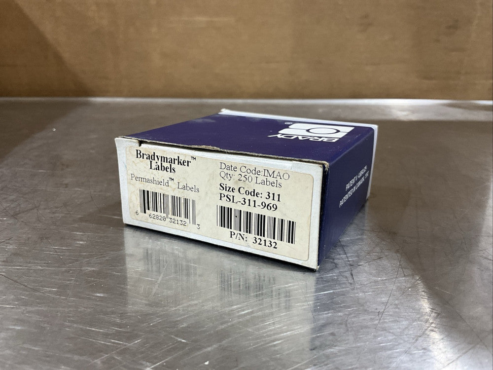 BRADYMARKER PSL-311-969 Permashield Labels NOS SURPLUS