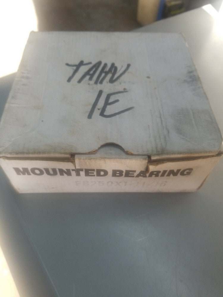 NOS Hub City FB250X1 11/16 Four hole flange block bearing