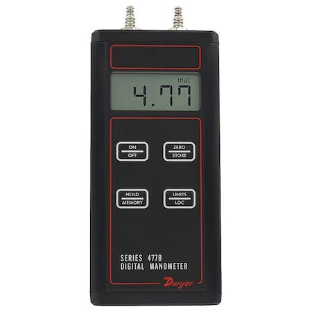 Dwyer Instruments 477B-4 Handheld Digital Manometer, 0 To 10 Psi (0 To 68.95