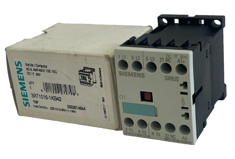 NEW SIEMENS 3RT1016-1KB42 CONTACTOR 3RT10161KB42