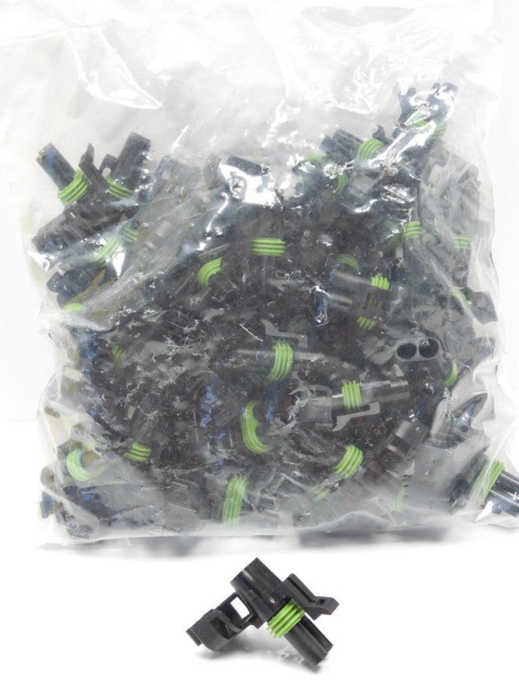 50-pack 12015792-B 2-Way Weather Pack Connector Tower Female (Housing Only)