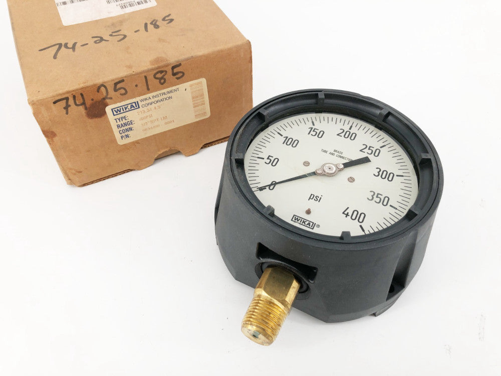 New Wika 9834400-0001 Process Gauge Type 213.34 4.5" 400psi 1/2" LM