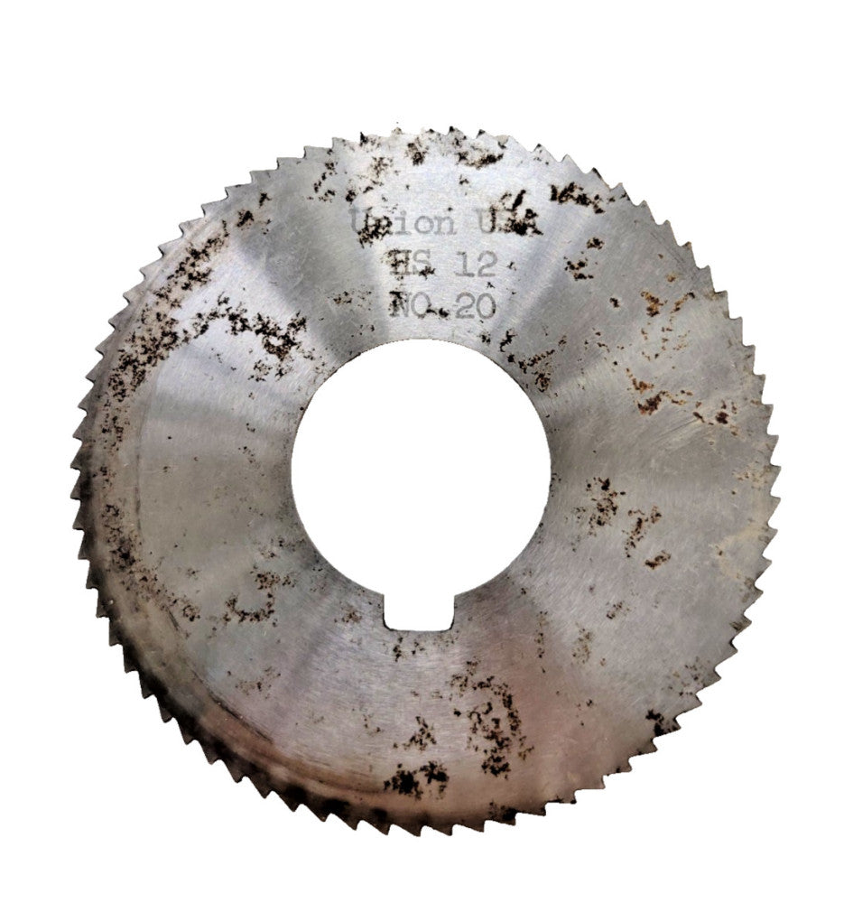 UNION US 2-3/4" X 1/32" X 1" HS12 NO. 20 SLITTING/SLOTTING HSG 72 TEETH