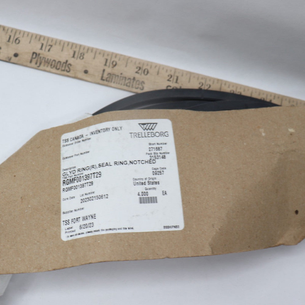 (4-Pk) Trelleborg Glyd Ring Seal 19" RGMF001397T29