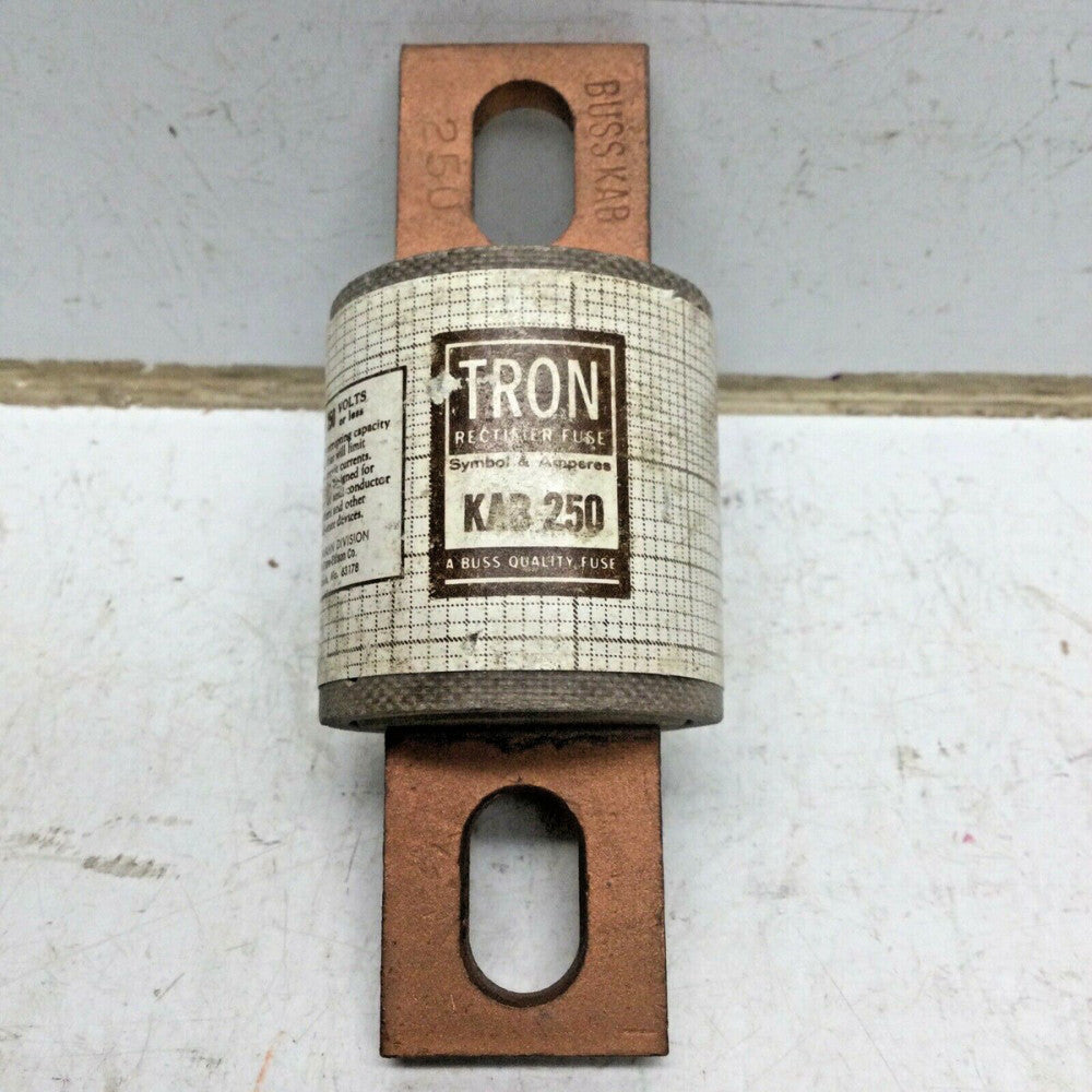 BUSS BUSSMANN TRON KAB 250 Rectifier Fuse 250 AMP 250V 