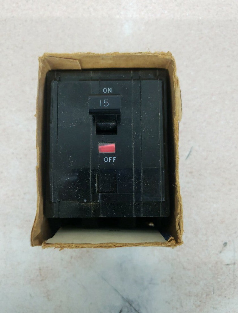 New! Square D 3P 15A QO315 240 volt Plug in Circuit Breaker B#