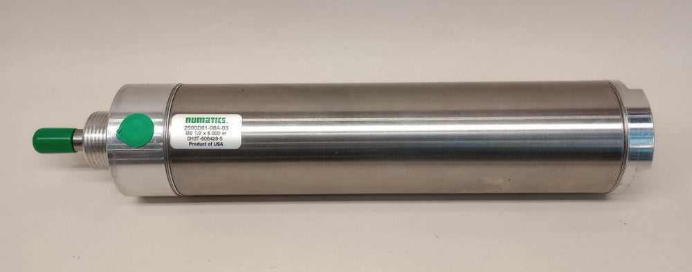 Numatics 2500D01-08A-03 Pneumatic Cylinder 2-1/2" Bore 8" Stroke 5/8" Rod