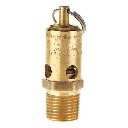Conrader Srv390-12-100 Sst Safety Valve,1/2" (M) Npt Inlet