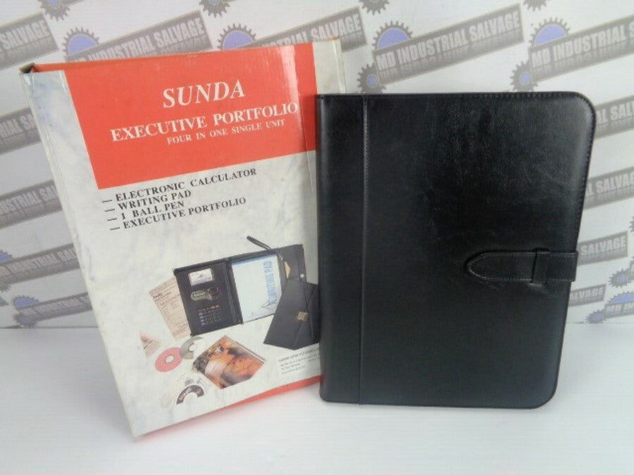 SUNDA Executive Portfolio - Black- FOUR IN ONE SINGLE UNIT (NEW in BOX)