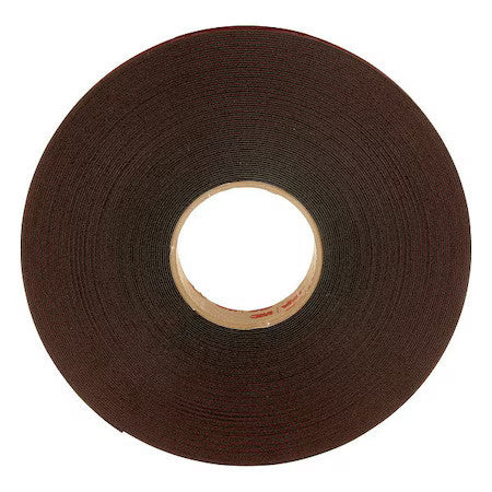 3M 5962 Foam Tape, 1 In W, 36 Yd L, 1/16 In, Acrylic Foam, Double-Sided, 9 Pk