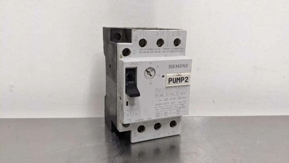 Siemens 3RU1300-1MM00 Circuit Breaker Motor Protector 208-230/460/575VAC