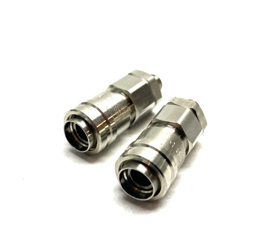 MiSUMi MCSMSS5 Air Coupler Socket, Chemical Resistant, Threaded LOT OF 2