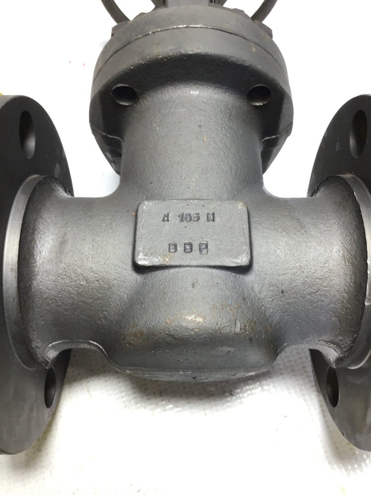 Bonney Forge L1-11-RF Steel Flanged Wedge Gate Valve 2" 150 RF Flanged A105 F...